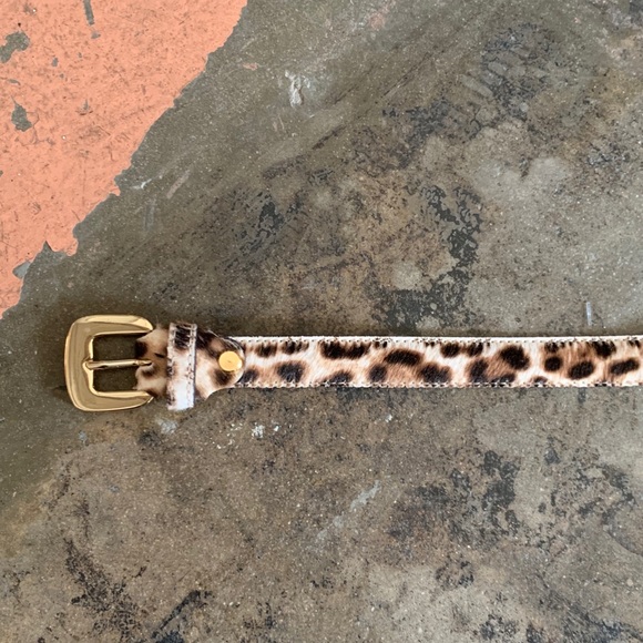 Attilio Giusti Leombruni leopard pony hair belt